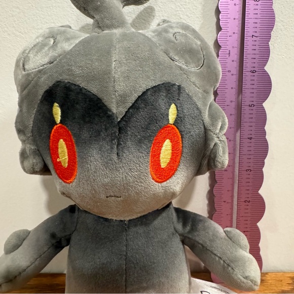 EUC Pokémon Plush Marshadow Gray WCT Wicked Cool Toys 8” Shadow Ghost - Picture 2 of 6